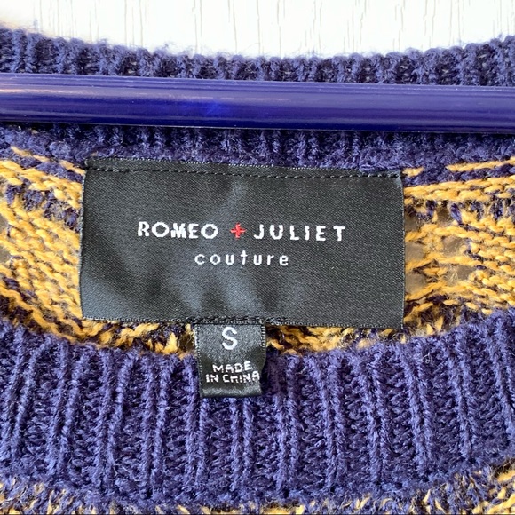 ROMEO & JULIET COUTURE Knir Sweater Dress—SZ. SM - Picture 9 of 13